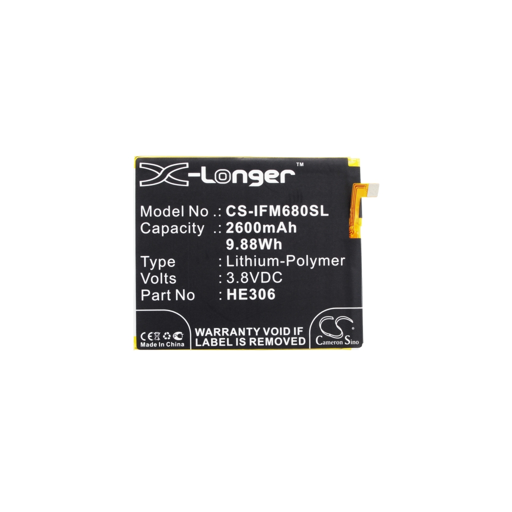Batteri kompatibel med Infocus CS-IFM680SL