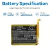 Batteri kompatibel med Idemia CS-IMB003SL
