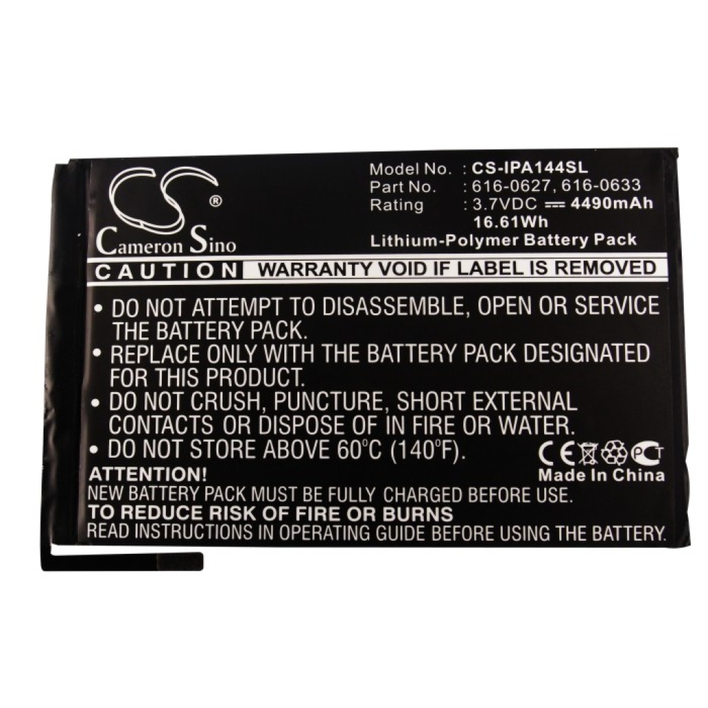 Tabletbatteri Apple CS-IPA144SL