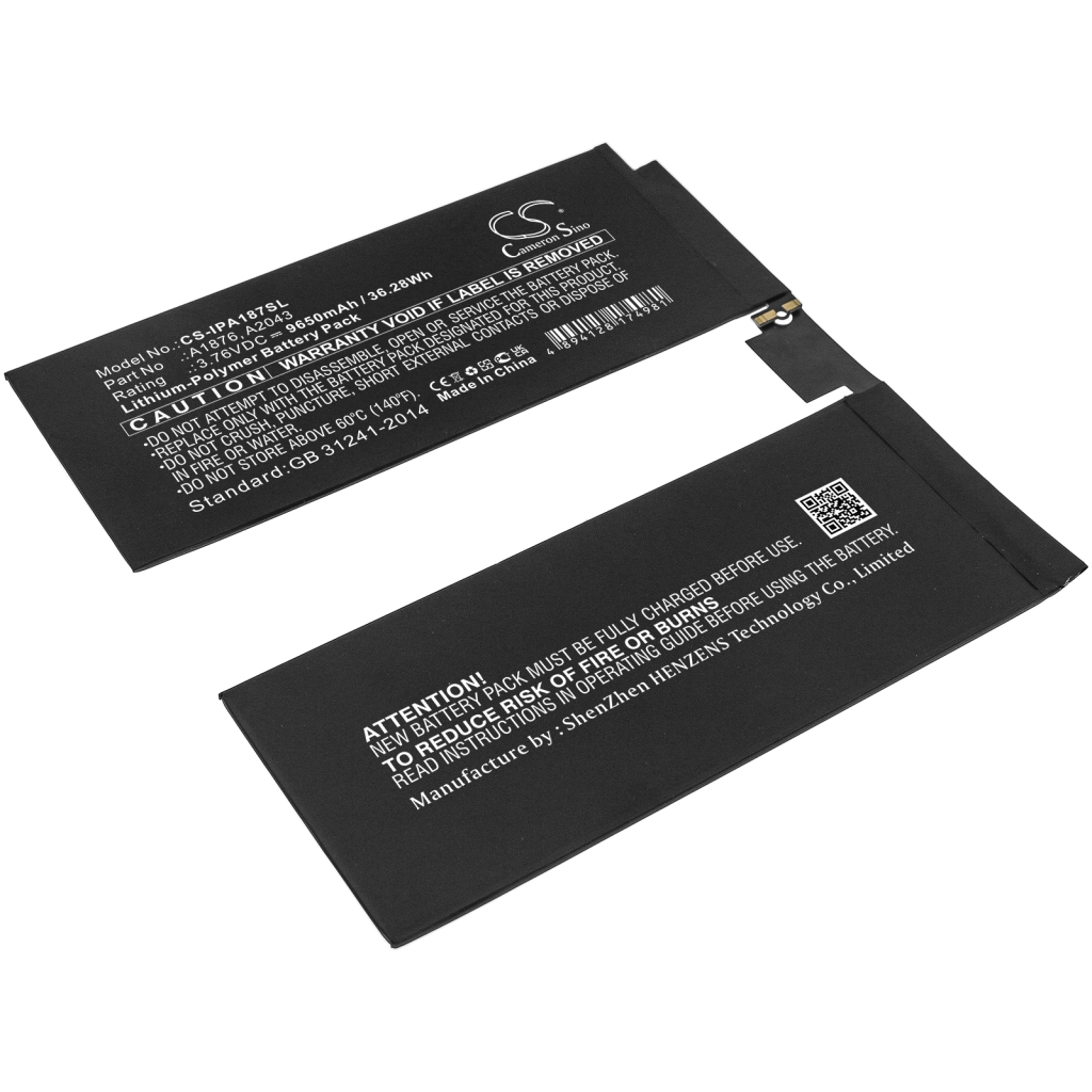 Tabletbatteri Apple CS-IPA187SL