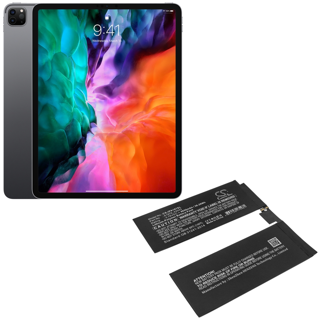 Tabletbatteri Apple CS-IPA187SL
