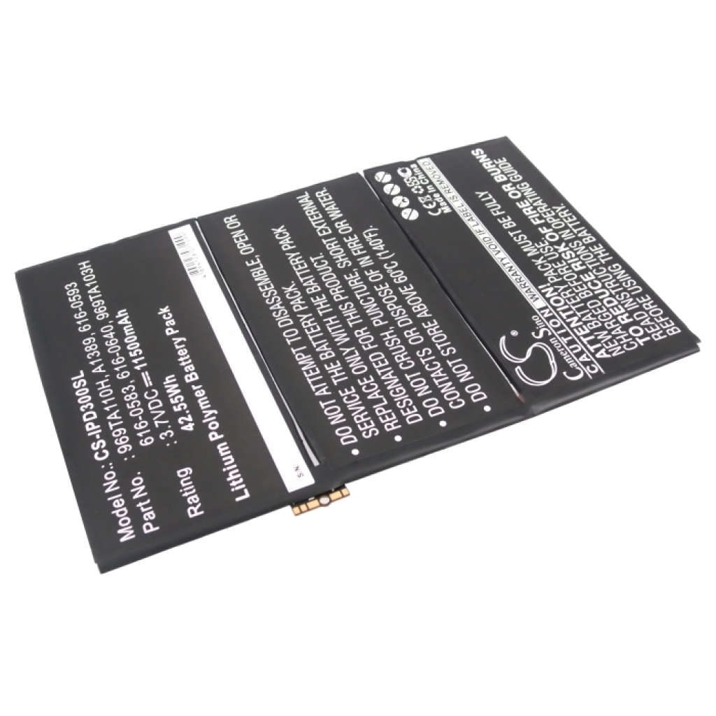 Tabletbatteri Apple CS-IPD300SL