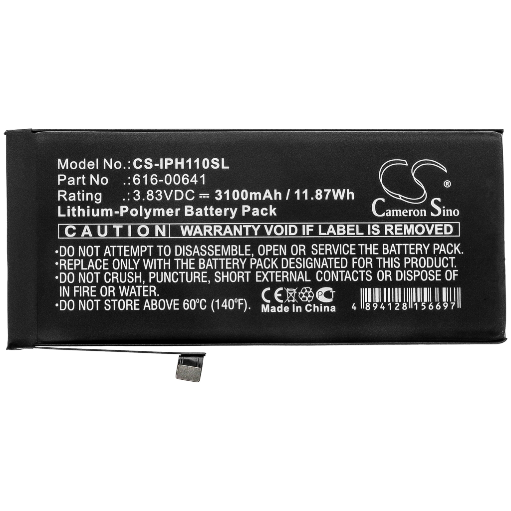 Mobiltelefonbatteri Apple CS-IPH110SL
