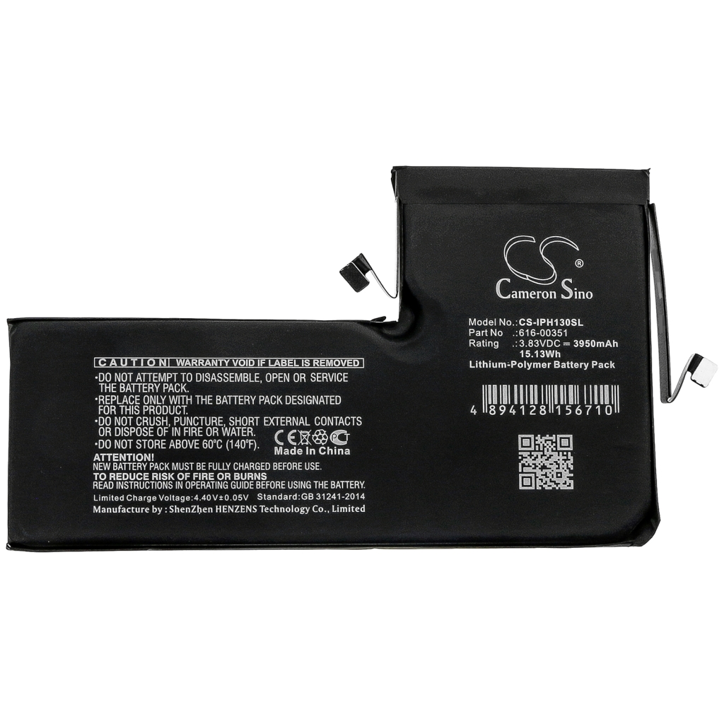 Mobiltelefonbatteri Apple CS-IPH130SL