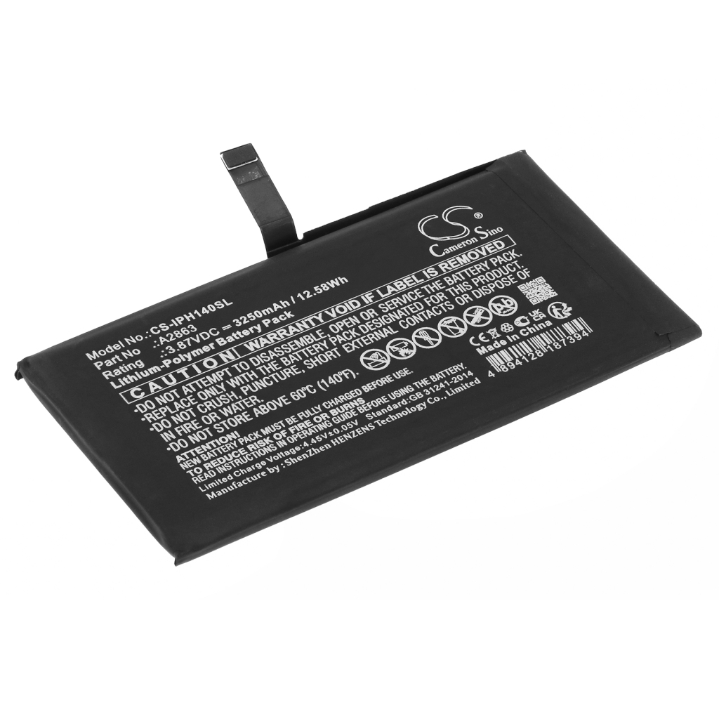 Mobiltelefonbatteri Apple CS-IPH140SL