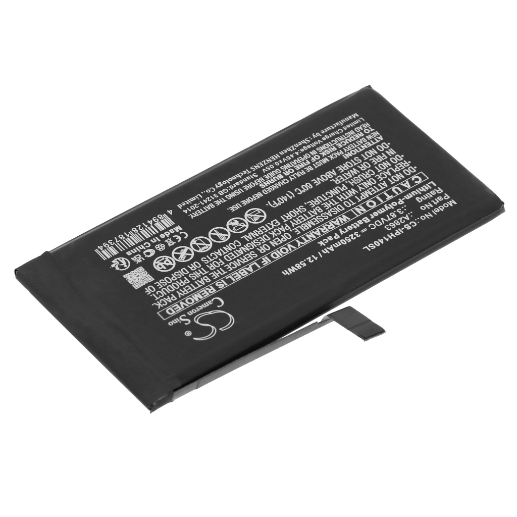 Mobiltelefonbatteri Apple CS-IPH140SL