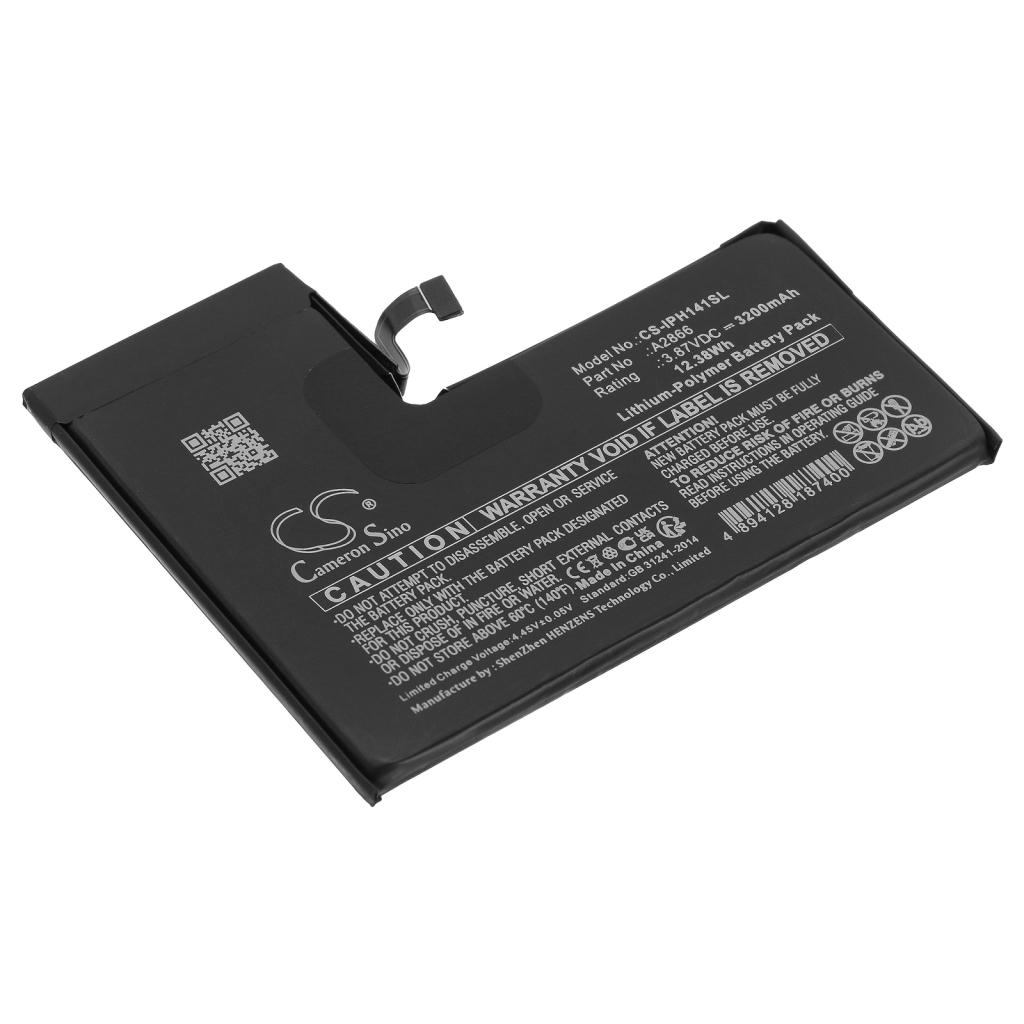 Mobiltelefonbatteri Apple CS-IPH141SL