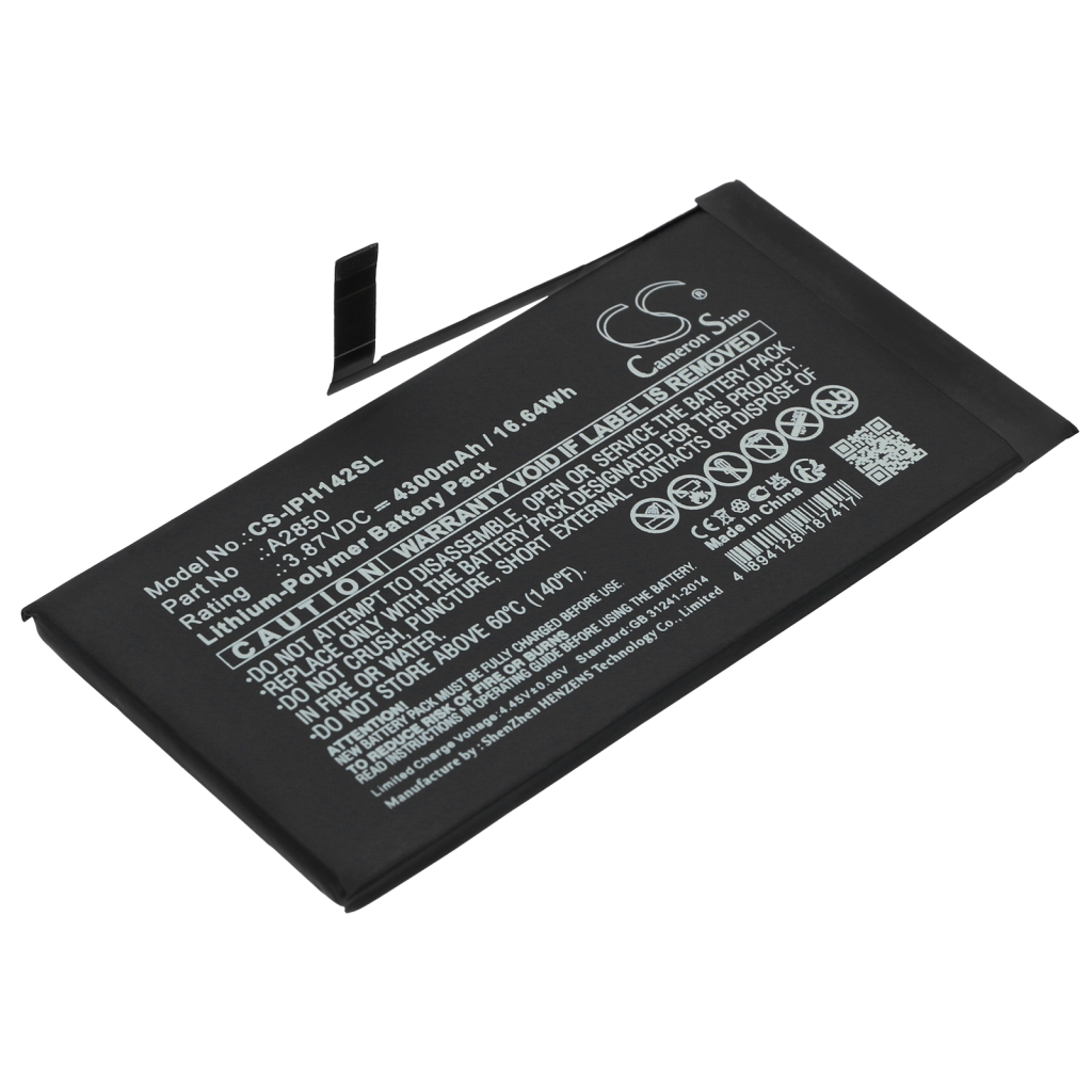 Mobiltelefonbatteri Apple CS-IPH142SL