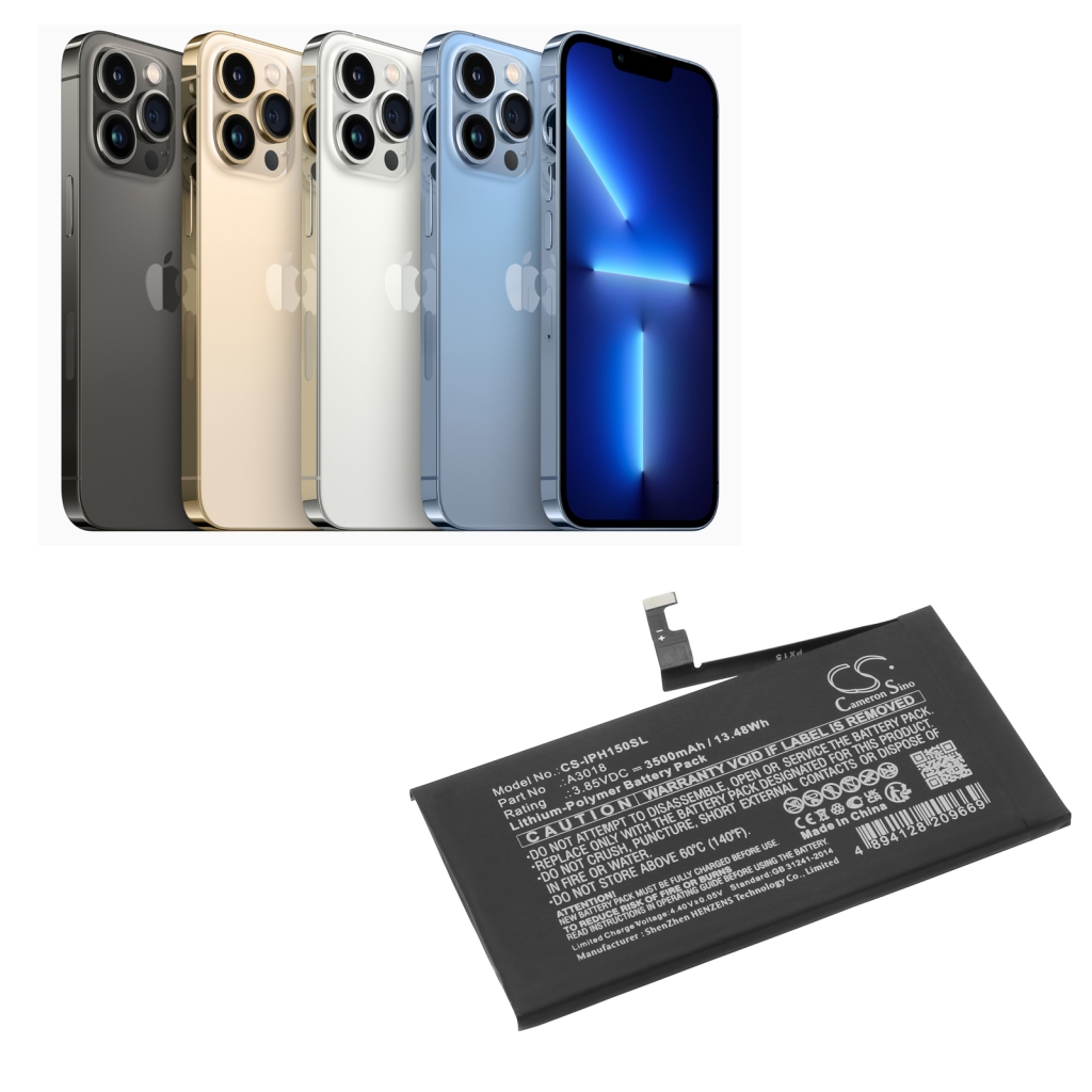 Mobiltelefonbatteri Apple CS-IPH150SL