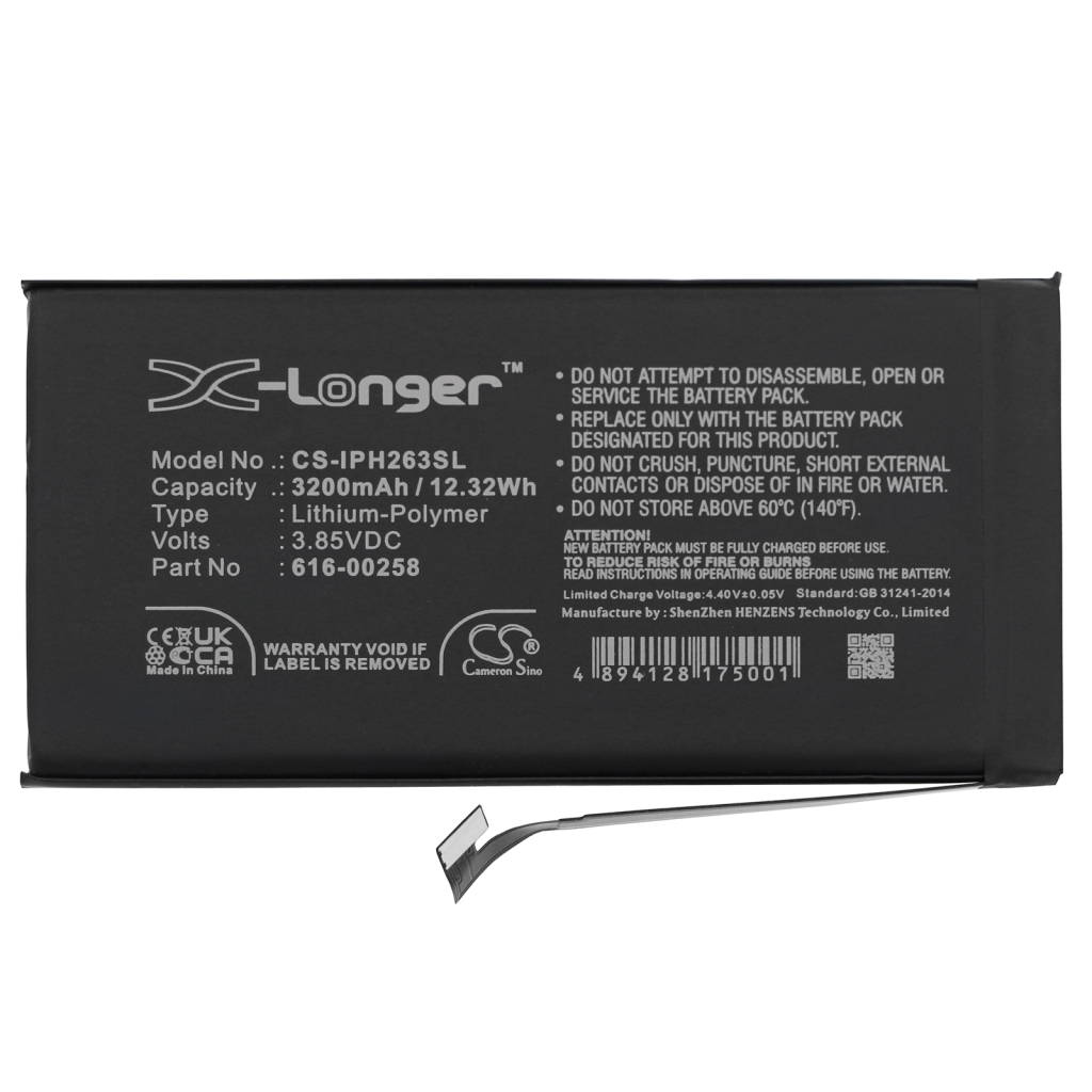 Mobiltelefonbatteri Apple CS-IPH263SL