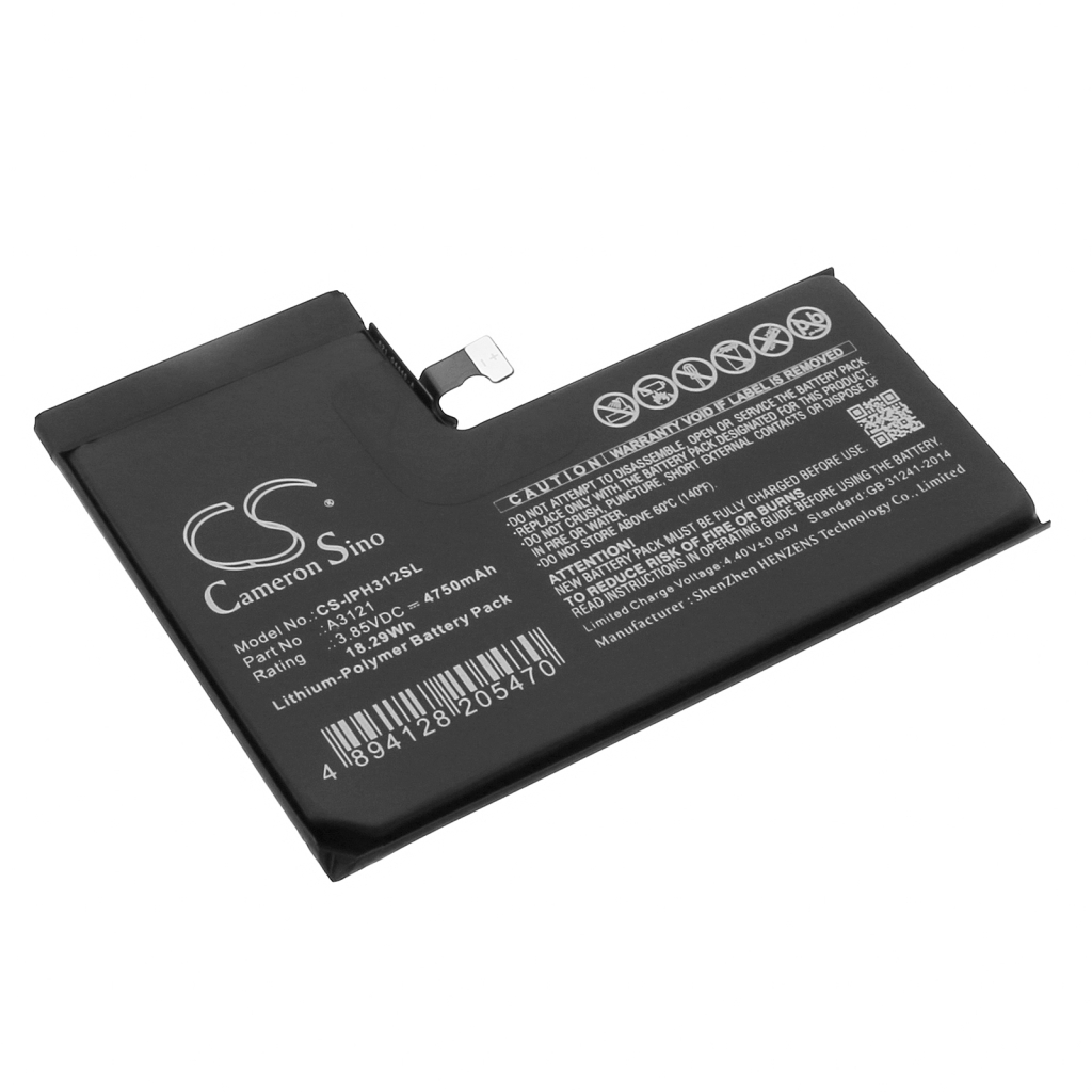 Mobiltelefonbatteri Apple CS-IPH312SL