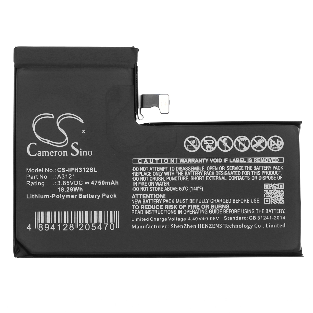 Mobiltelefonbatteri Apple CS-IPH312SL