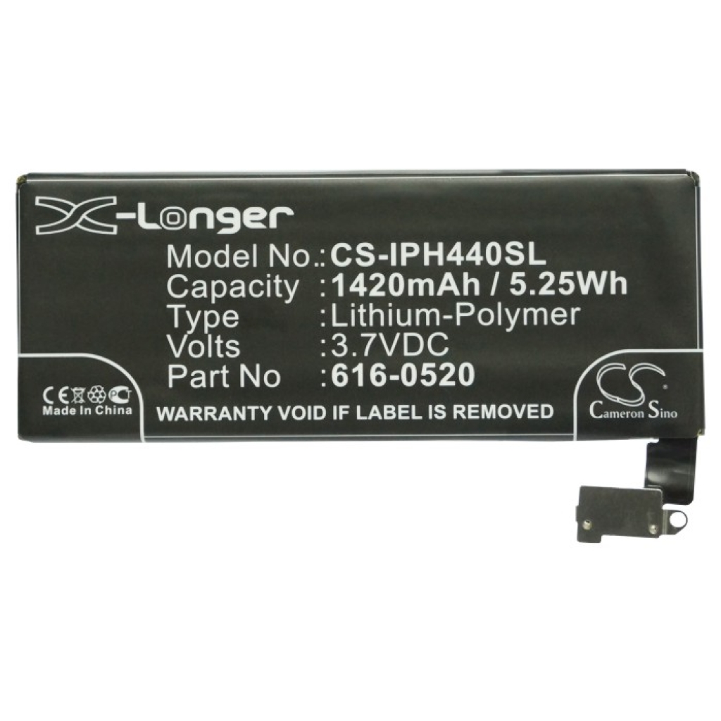 Mobiltelefonbatteri Apple CS-IPH440SL