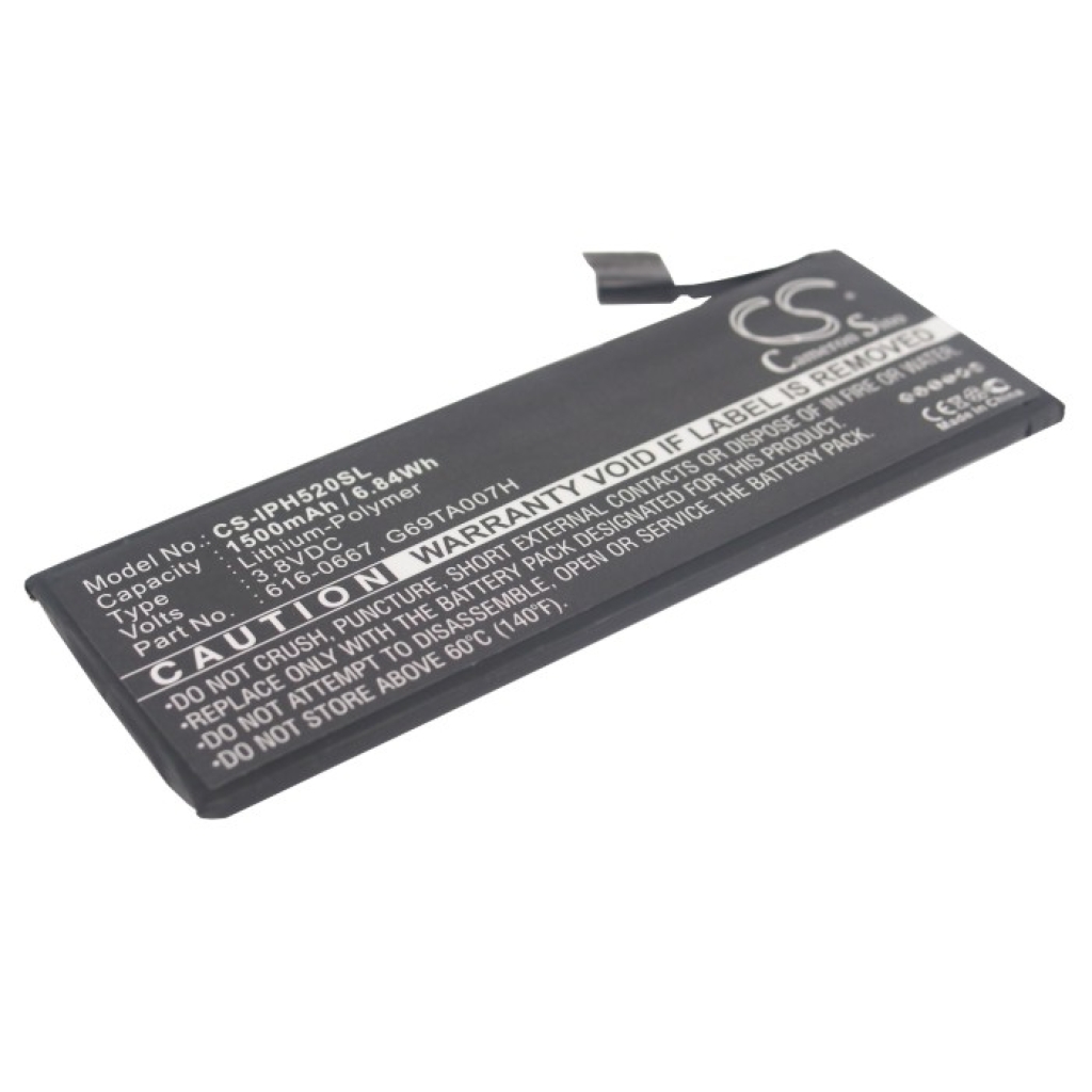Mobiltelefonbatteri Apple CS-IPH520SL