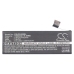 Mobiltelefonbatteri Apple CS-IPH520SL