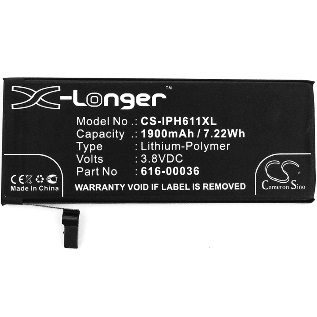 Mobiltelefonbatteri Apple CS-IPH611XL