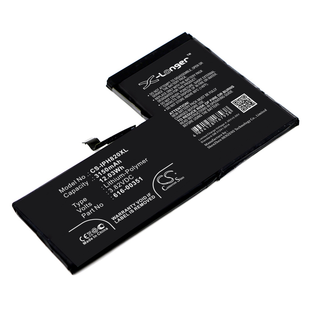 Mobiltelefonbatteri Apple CS-IPH820XL