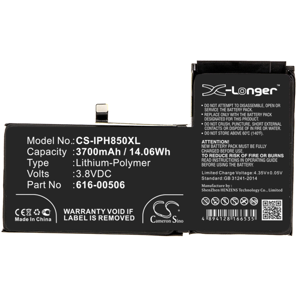 Mobiltelefonbatteri Apple CS-IPH850XL