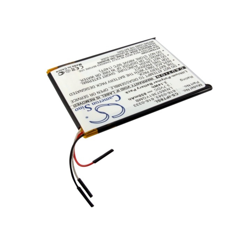 Batterier kompatibel med Apple iPod touch 1st 16GB touch 1st 32GB touch 1st 4GB CS-IPT8SL
