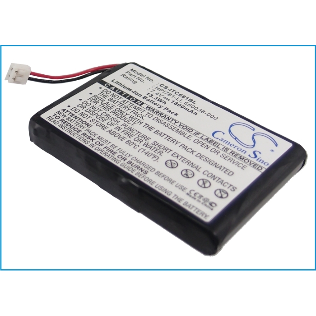 Printerbatteri Intermec CS-ITC681BL