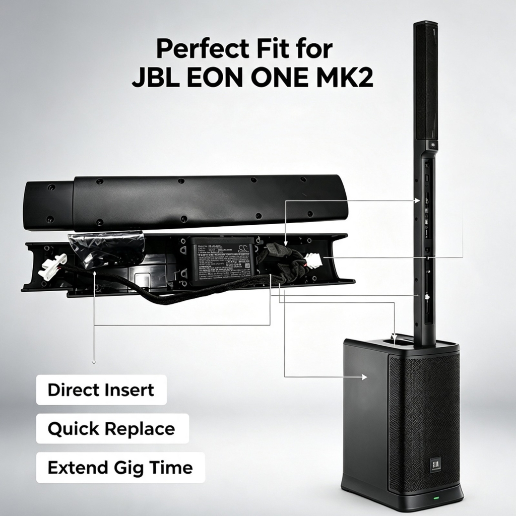 Batteri kompatibel med Jbl CS-JBL020SL