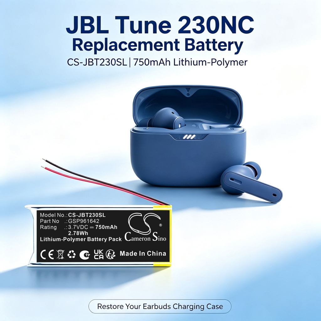 Batteri kompatibel med Jbl CS-JBT230SL