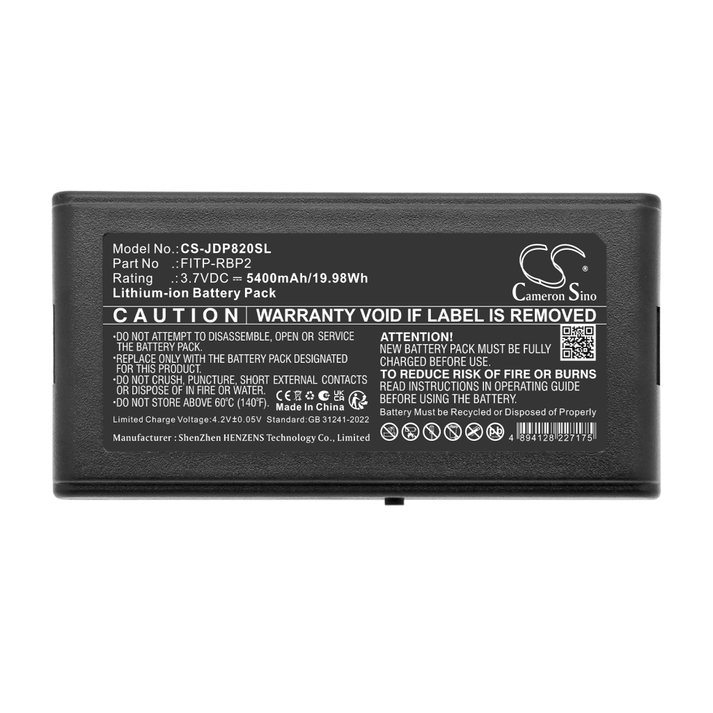 Batteri kompatibel med Viavi CS-JDP820SL