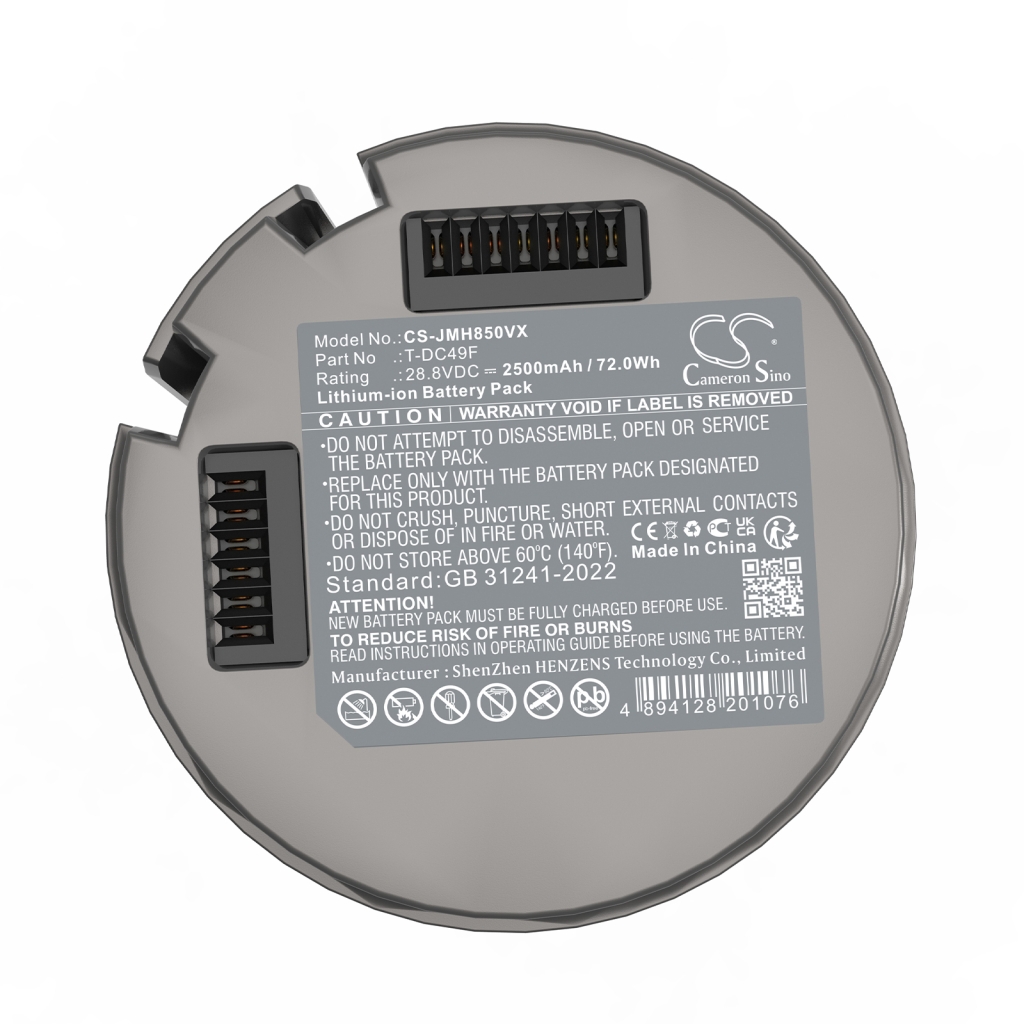 Støvsugerbatteri Jimmy CS-JMH850VX