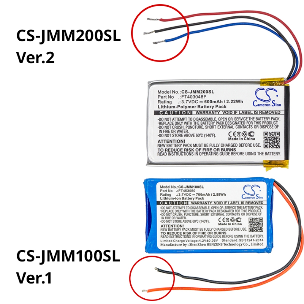 Højttalerbatteri Jbl CS-JMM200SL