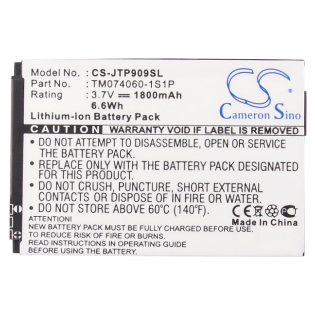 Mobiltelefonbatteri JCB CS-JTP909SL