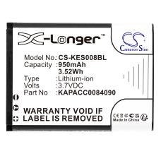 Kompatibel batteriudskiftning til Kap else KAPACC0084090