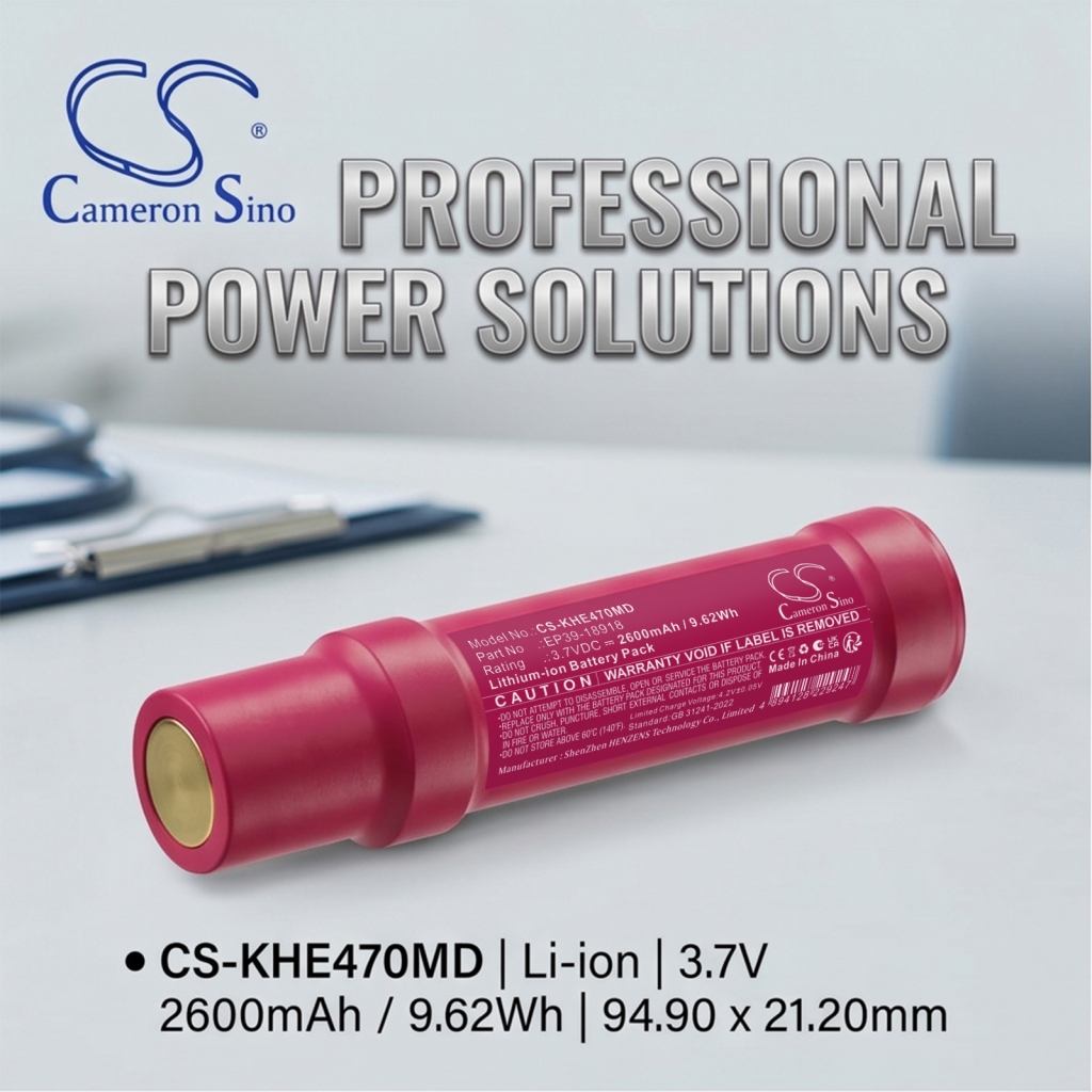 Batteri kompatibel med Keeler CS-KHE470MD