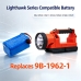 Batterier kompatibel med Koehler Lighthawk LED Vision LED CS-KLS196FX