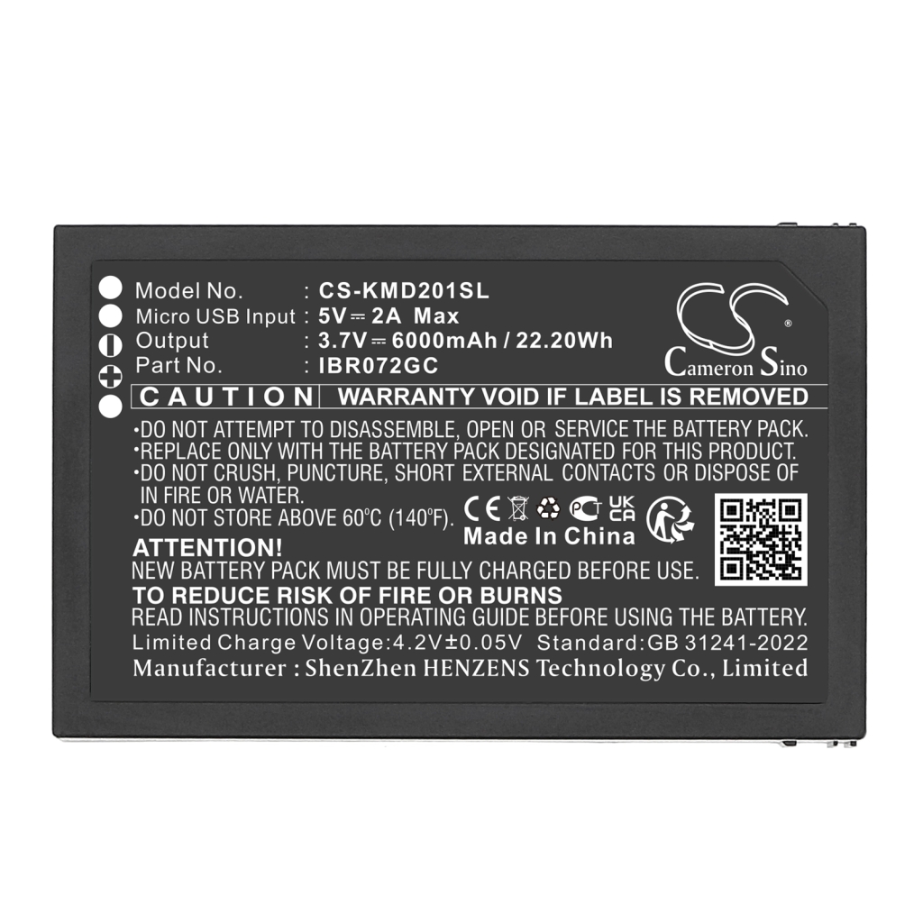 Hjemmesikkerhedskamera batteri Ies CS-KMD201SL
