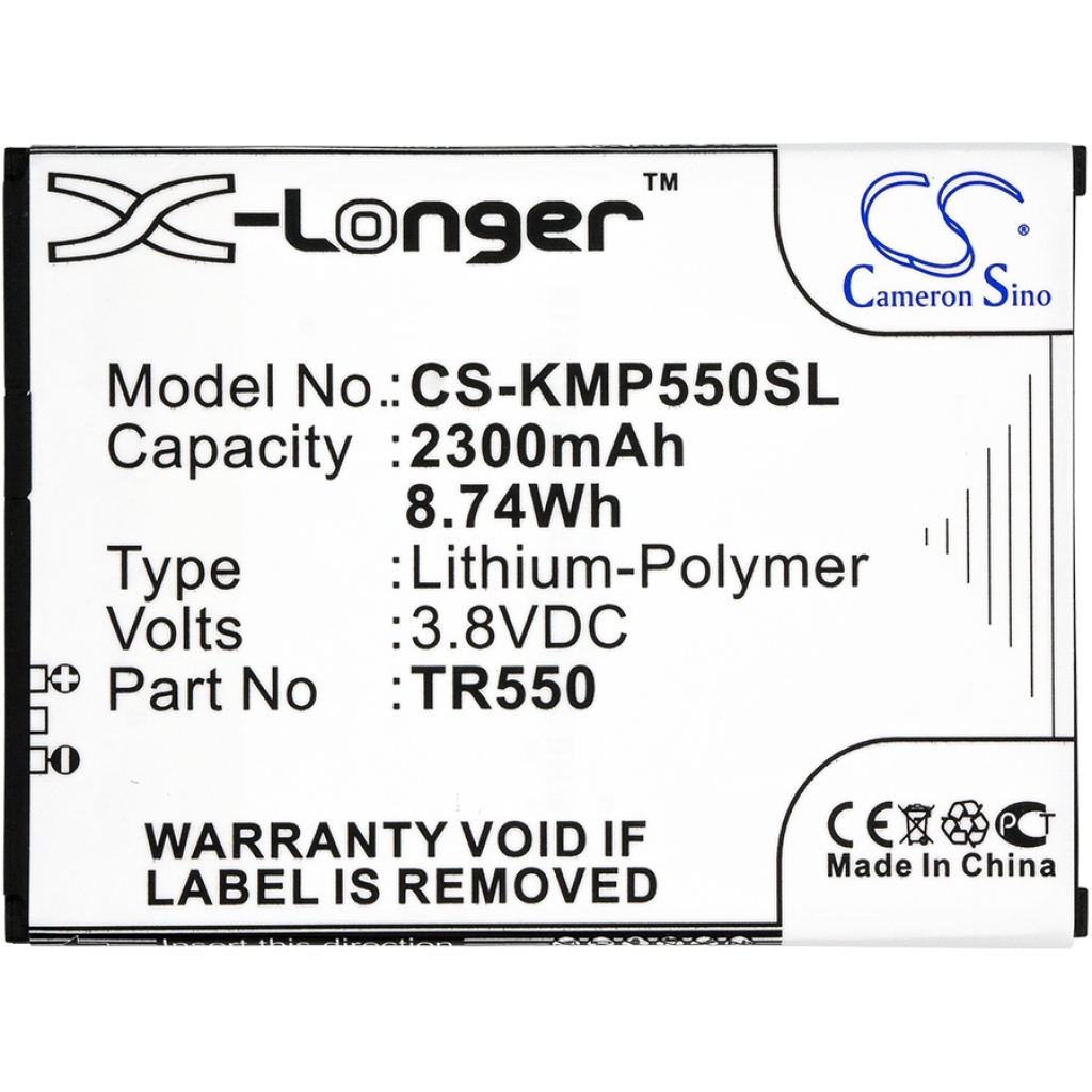 Batteri kompatibel med Kazam CS-KMP550SL