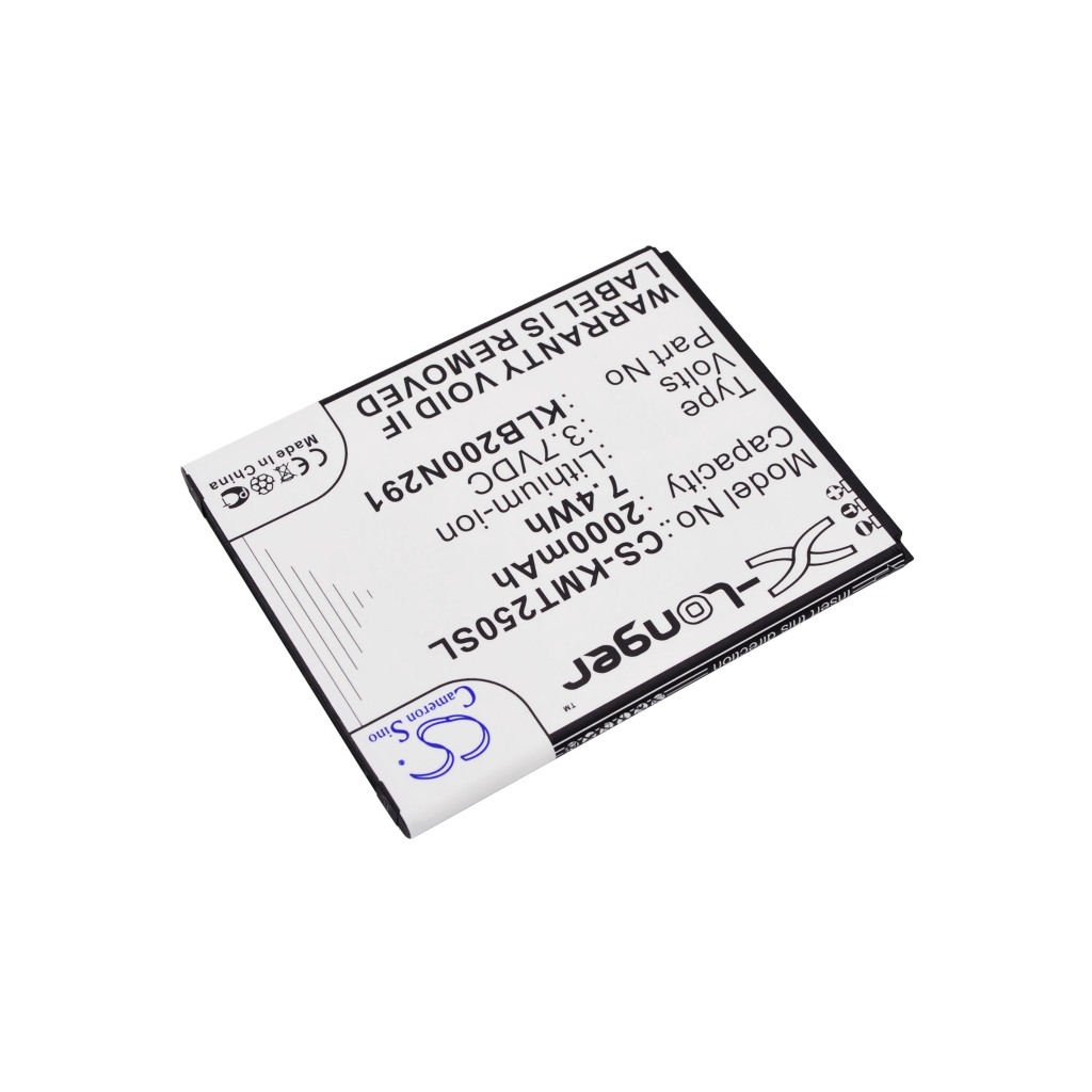 Mobiltelefonbatteri Kazam CS-KMT250SL
