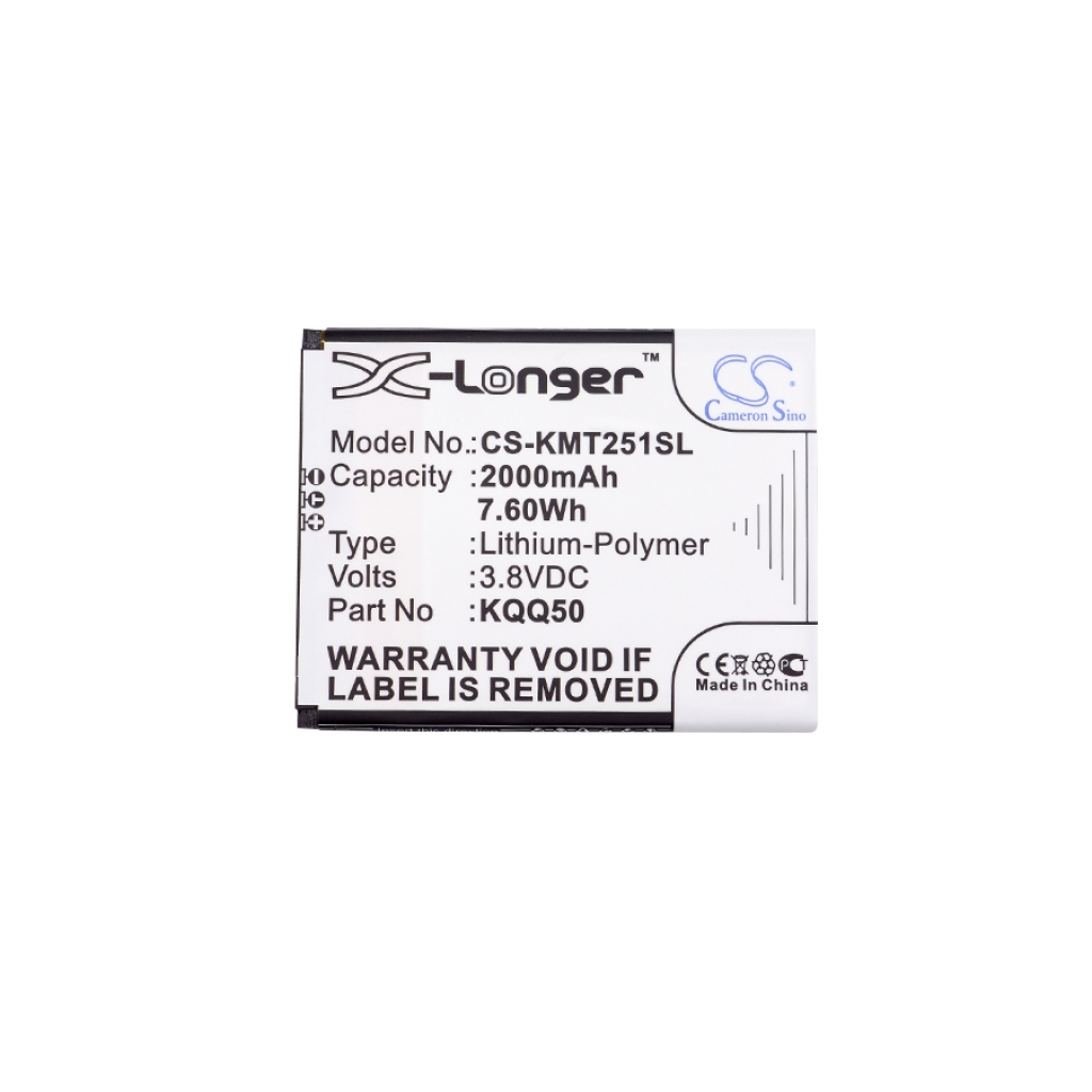Mobiltelefonbatteri Kazam CS-KMT251SL