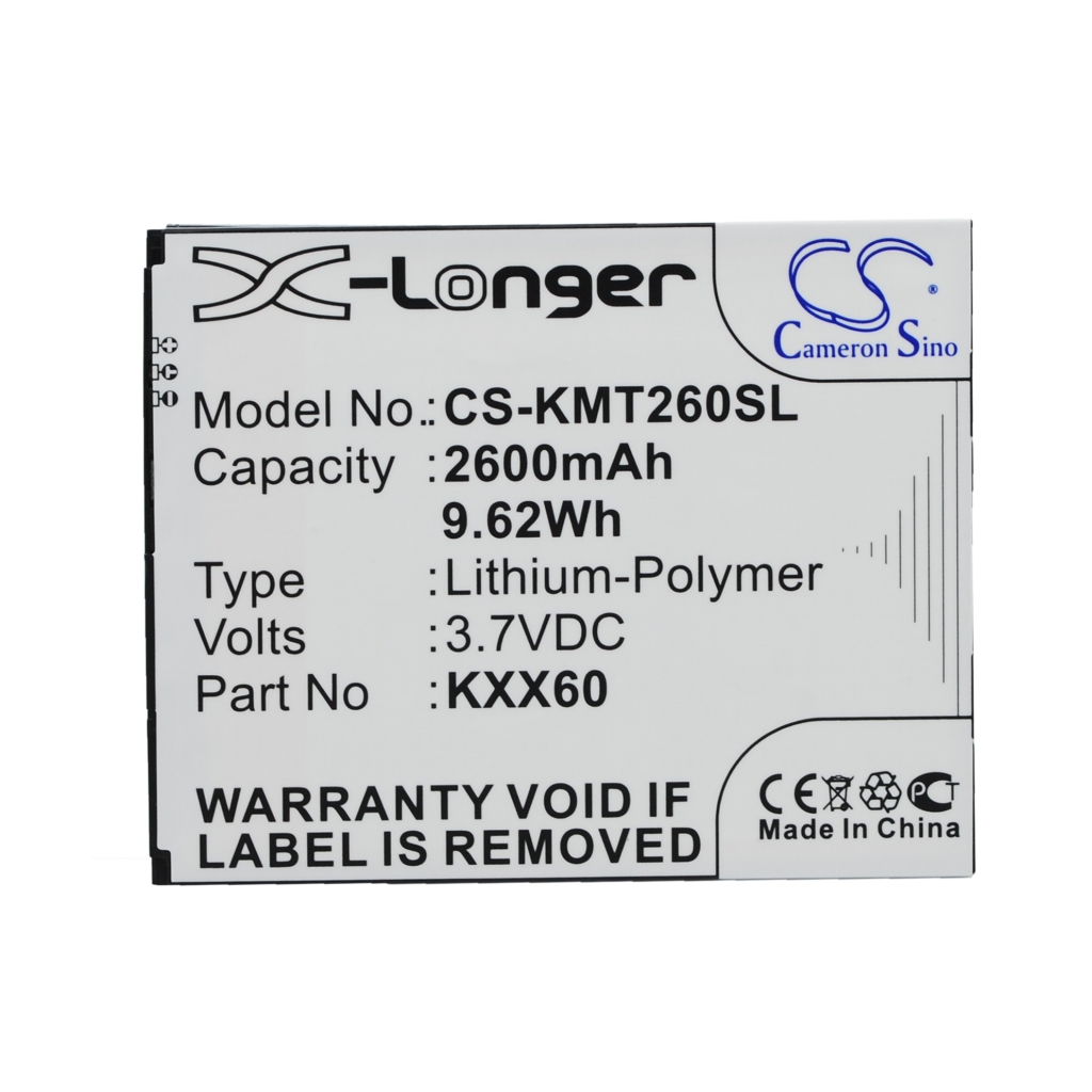 Mobiltelefonbatteri Kazam CS-KMT260SL