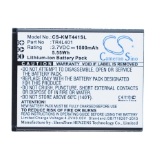 Kompatibel batteriudskiftning til Kazam TR4L40,TR4L401