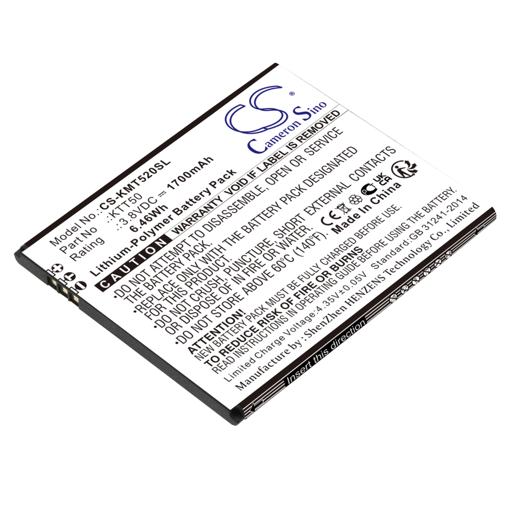 Mobiltelefonbatteri Kazam CS-KMT520SL