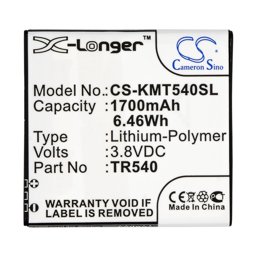 Mobiltelefonbatteri Kazam CS-KMT540SL
