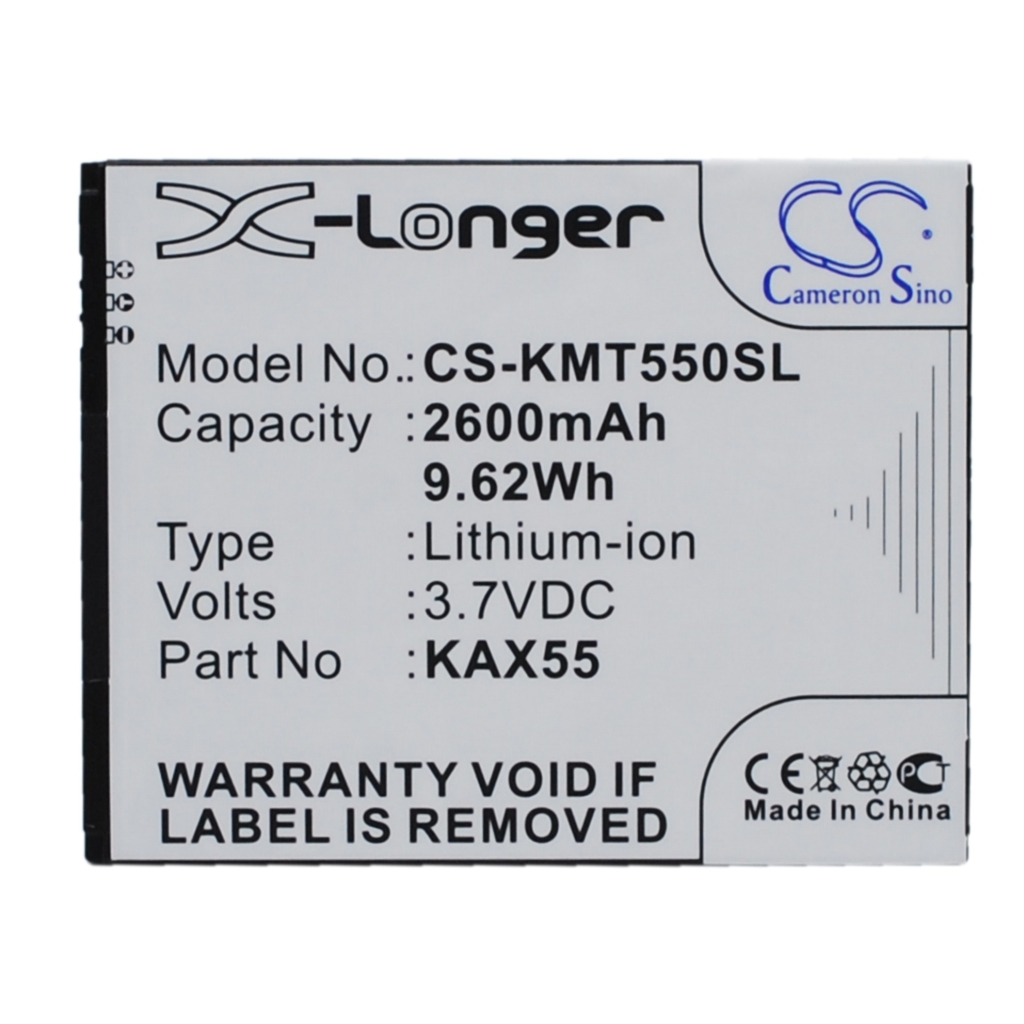 Mobiltelefonbatteri Kazam CS-KMT550SL