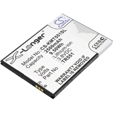 Kompatibel batteriudskiftning til Kazam TR551,TR551-HSHCC0001418