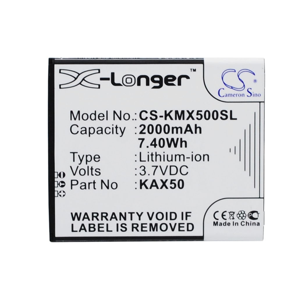 Mobiltelefonbatteri Kazam CS-KMX500SL