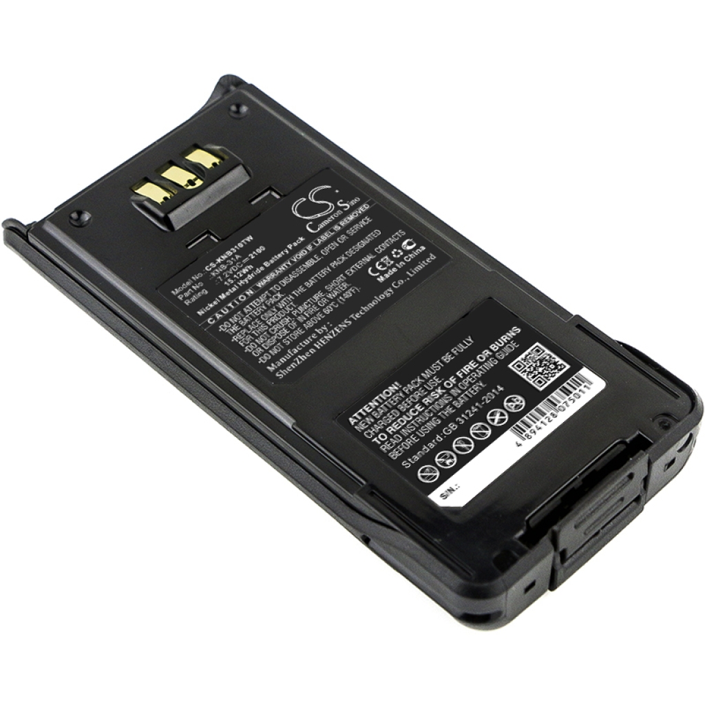 Tovejs radio batteri Kenwood CS-KNB310TW