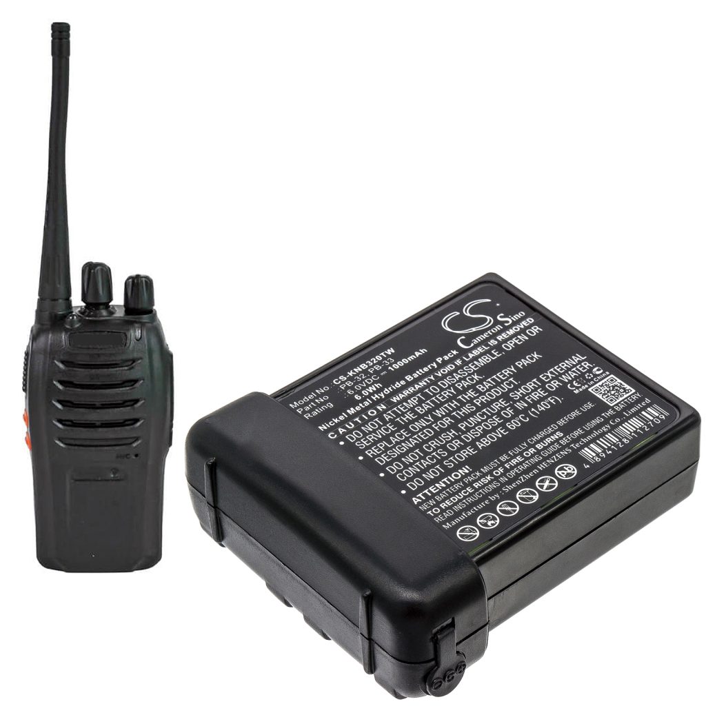 Tovejs radio batteri Kenwood CS-KNB320TW