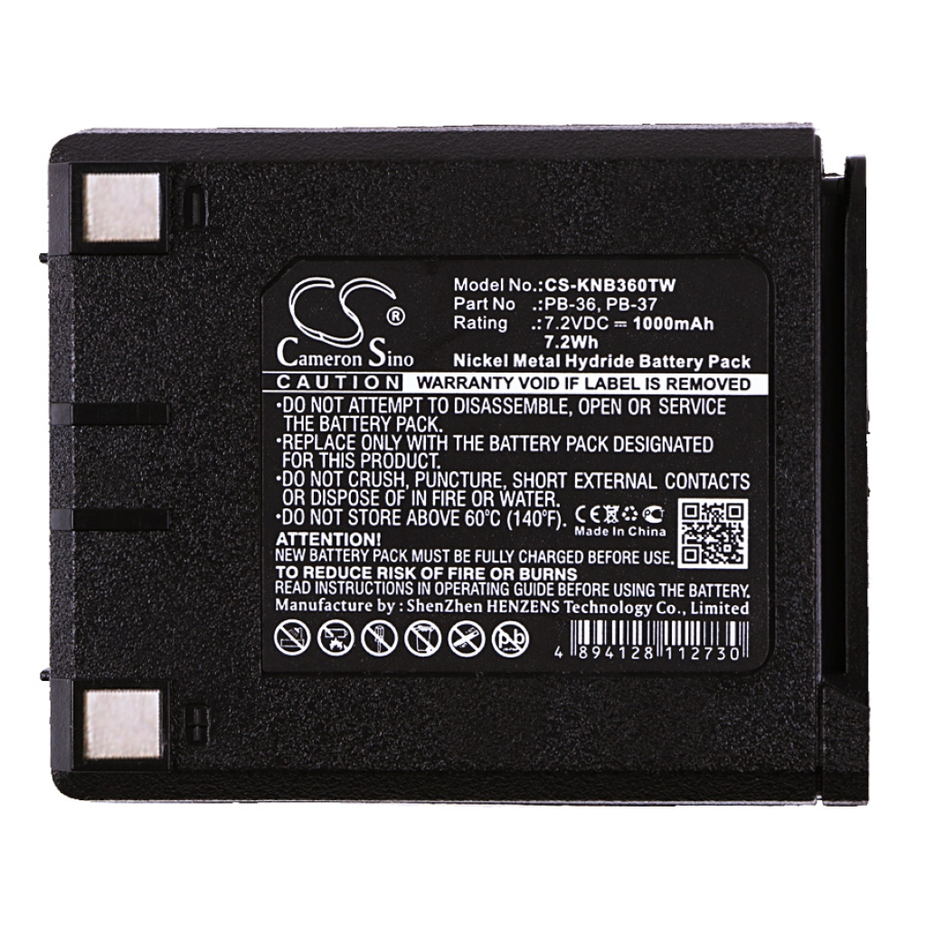 Tovejs radio batteri Kenwood CS-KNB360TW