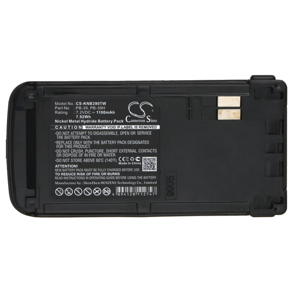 Tovejs radio batteri Kenwood CS-KNB390TW