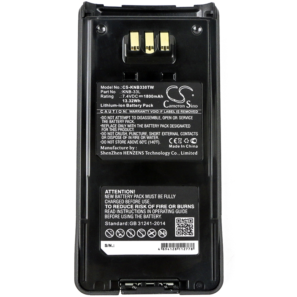 Two-Way Radio Battery Kenwood TK-3180