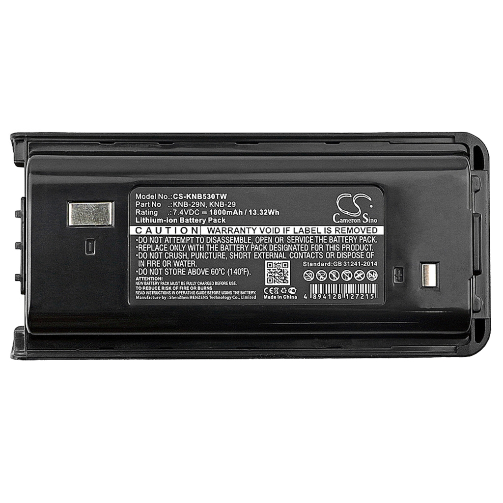 Tovejs radio batteri Kenwood TK2200V8P ProTalk